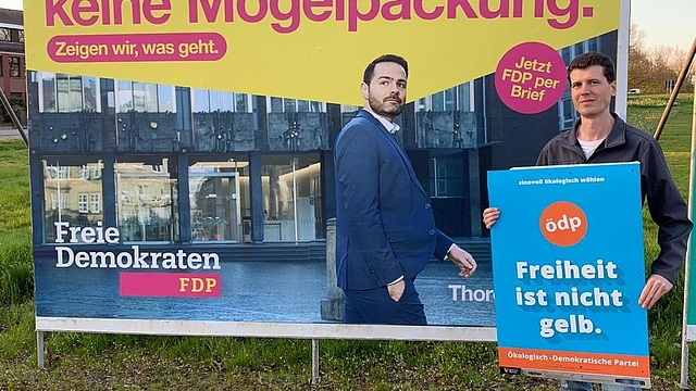 Plakatwahlkampf in Bremen Plakatwahlkampf in Bremen